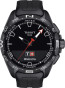 Correa de reloj Reloj inteligente Tissot T610046208 Caucho Negro